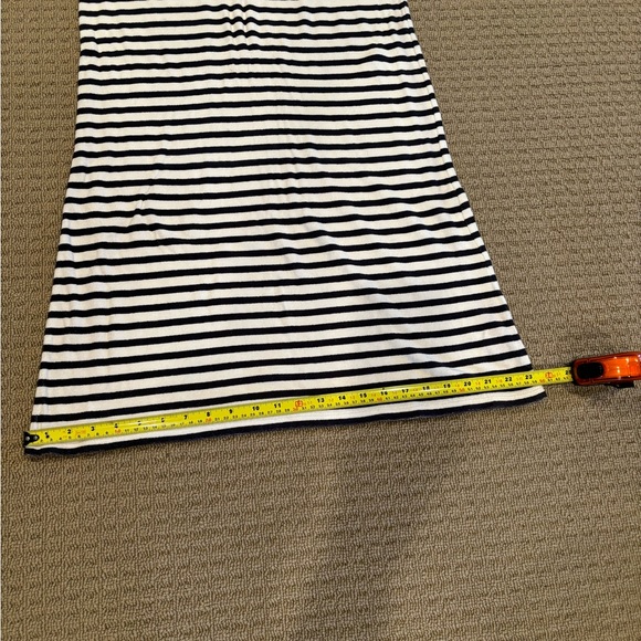 Juice Couture Blue Navy White Stripe Terry Casual Maxi Dress Size XS - Picture 11 of 14